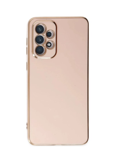 Samsung Uyumlu Galaxy A73 5g Uyumlu Kılıf Volet Silikon - Pembe