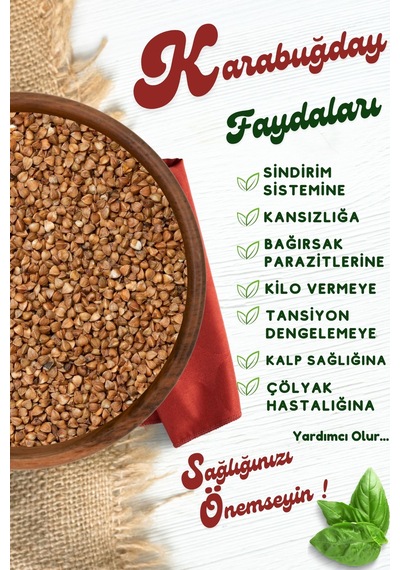 Yörem Afyon Meşhur Bilecik Glutensiz Mineral Ve Protein Deposu Diyet Dostu Vegan Karabuğday 500gr