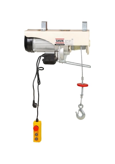 Shun 400/800 Elektrikli Mini Vinç Caraskal Bakır Sargı.
