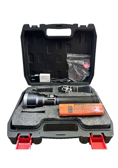 Powerdex Pd-13000 Profesyonel Büyük Avcı Feneri 55w 5500 Lümen Siyah
