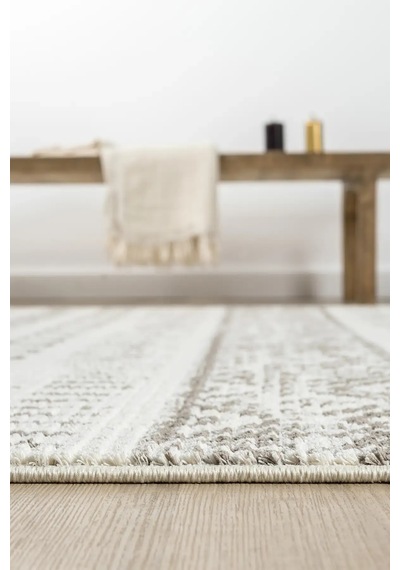 Seyran Halı Puffy 1005 Vizon Polyester Makine Halısı