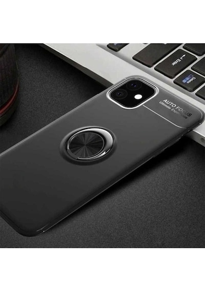 Apple Uyumlu iPhone 11 Kılıf Zore Ravel Silikon Kapak Siyah