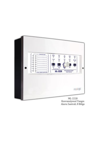 Mavigard Ml-2228 Konvansiyonel Yangın Alarm Santrali 8 Bölgeli En54-2/4 Sertifikalı