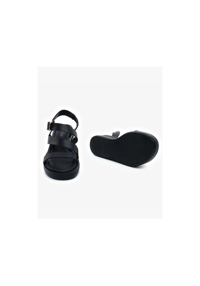 Greyder Kadın Siyah Hakiki Deri Sandalet 5y2cs59265 Siyah
