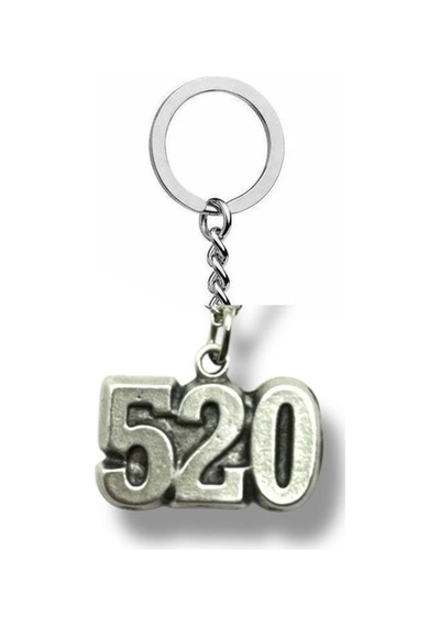 520 Numeroloji Bereket Unisex Anahtarlık Anlam Yüklü Tasarım