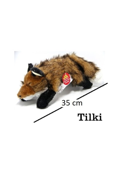 Tilki Figürlü Peluş Köpek Oyuncağı
