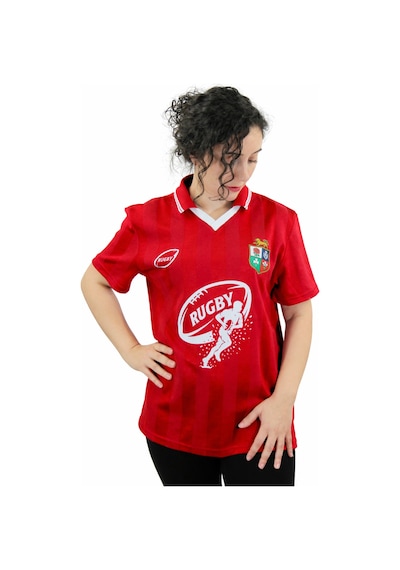 Urbantrendstore Rugby Tasarımlı Günlük Rahat Kullanım Casual Tişört Kırmızı Kısa Kol Urbantrendstore Rugby Tasarımlı Günlük Rahat Kullanım Casual Tişört Kırmızı Kısa Kol