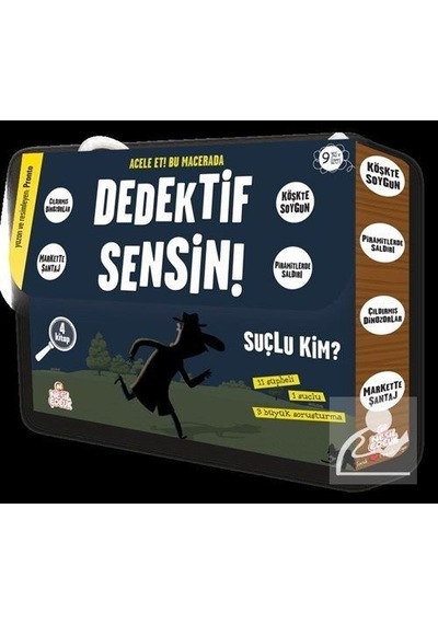 Dedektif Sensin! (4 Kitap Set) / Pronto