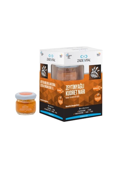 Zade Vital Zeytinyağlı Kudret Narı 20ml X 8 Cam Kavanoz