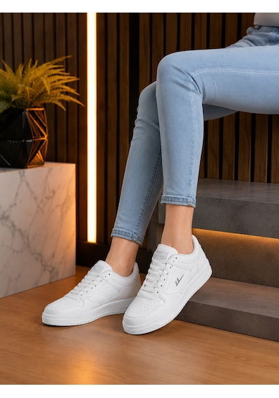 Homiro Su Geçirmez Unisex Sneaker Beyaz