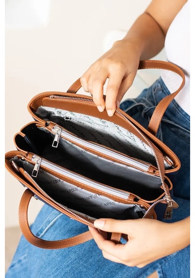Just Polo Kadın Günlük Kullanıma Uygun Ayarlanabilir Askılı El & Omuz Çantası Lacivert 31788309