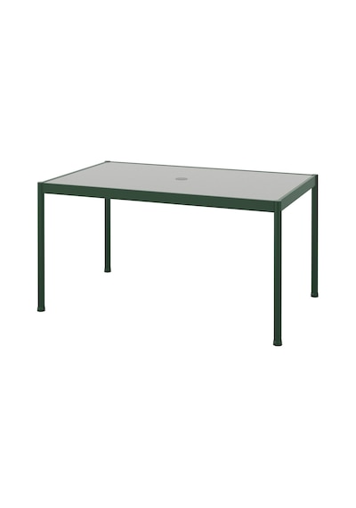 Yemek Masası, Koyu Yeşil-açık Gri, 91x147 Cm Gri Yemek Masası, Koyu Yeşil-açık Gri, 91x147 Cm Gri