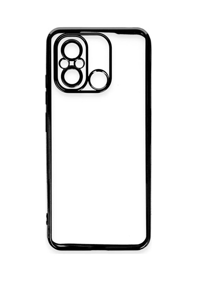 Bezos Redmi 12c Kılıf Lensli Silikon - Siyah Ventra