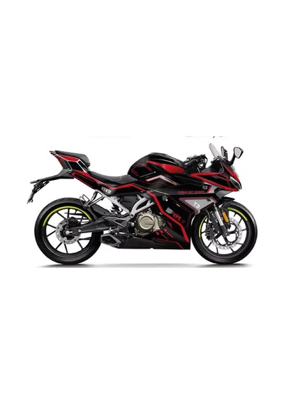 Cfmoto 250sr Dark Red Venti Sticker Parçalı Motosiklet Kaplama Etiket Modeli