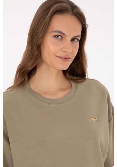 U.s. Polo Assn. Kadın Açık Haki Tişört 50309440-vr183 Acık Hakı