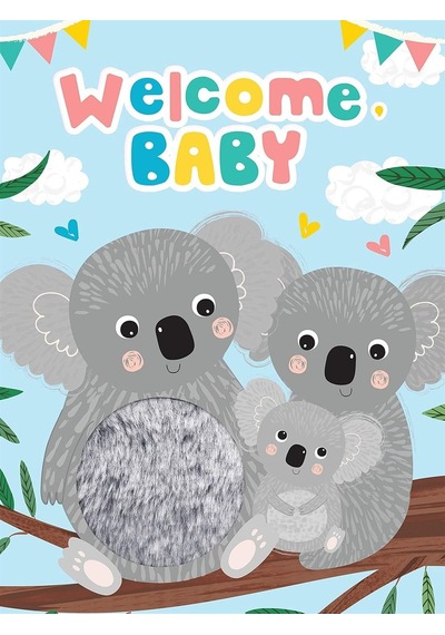 Welcome, Baby Touch And Feel Board Book Little Hippo Books