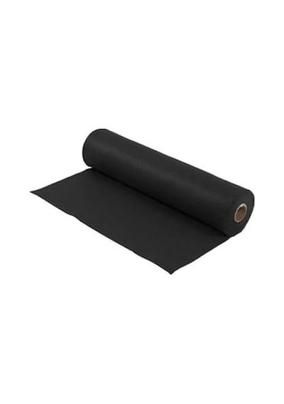 1 Mm Kalınlıkta İnce Keçe Kumaş, 100x100 Cm Siyah