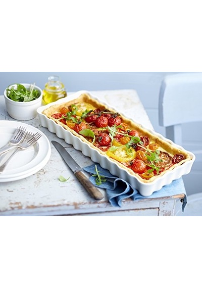 Tart-börek Fırın Kabı Dikdörtgen 36 X 15 Cm Ekru/clay Diğer