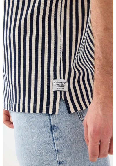 Loft Lf2038533 Erkek Polo Yaka T-shirt Navy