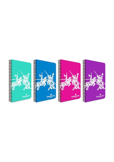 Faber Castell Pp Kapak Knights Canlı Sp. Defter 80 Yp Kareli