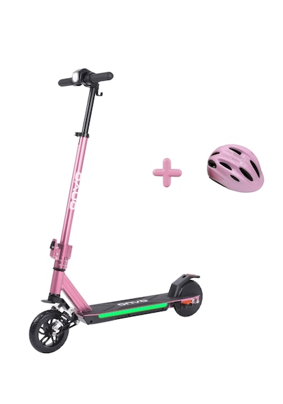 Onvo Kx-03 200w Elektrikli Çocuk Scooter - Pembe Kasklı