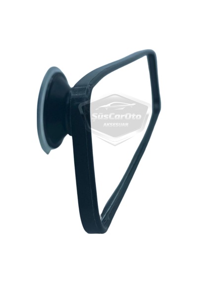 Her Araca Uyumlu Siyah Çerçeveli Dikiz Aynası 60 Mm X 240 Mm Vantuzlu İç İlave Ayna 00 Şüscaroto Aksesuar
