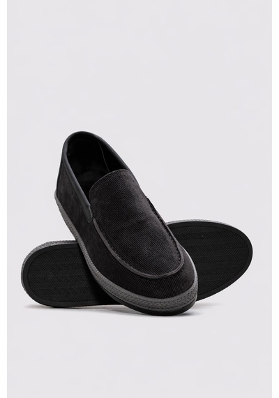 Fast Step Hakiki Deri Erkek Casual 722ma607 Gri Çizgili Süet