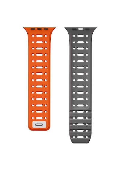 Mobilteam Watch 10 42mm Uyumlu Krd-124 Silikon Kordon Strap Kayış-sarı