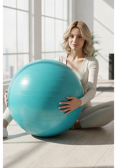 Voltrike Dlt 55 Cm Turkuaz Pilates Topu