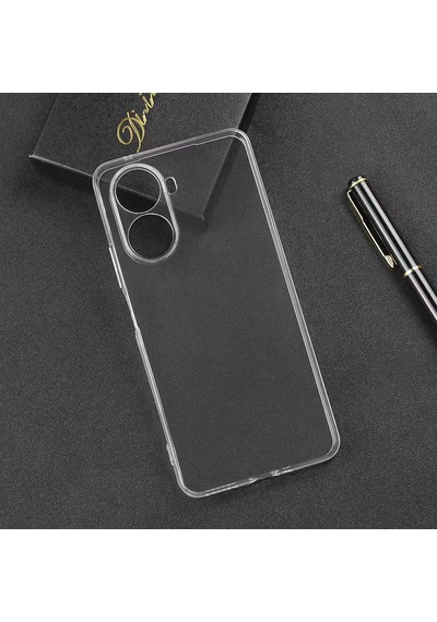 Huawei Nova 10 Se Kılıf Uzrm Süper Silikon Kapak - Renksiz Renksiz