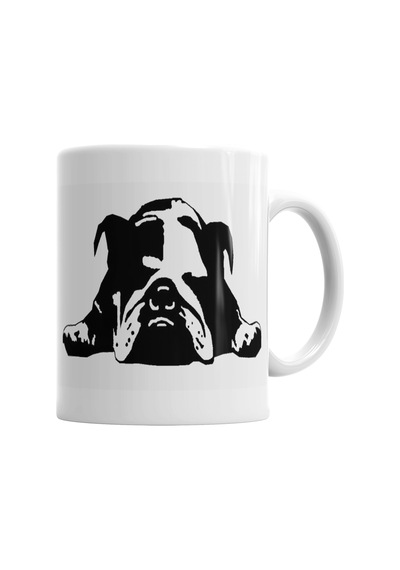 Bulldog Kupa Bardak Porselen No35481 Karışık