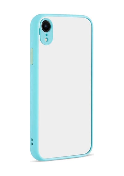 Apple Uyumlu iPhone X Kılıf Zore Hux Kapak Turkuaz