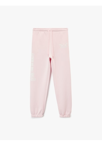 Koton Şardonlu Baskılı Rahat Kalıp Cep Detaylı Beli Bağcıklı Jogger Eşofman Altı Pembe 6wal40117ık Gül Koton Şardonlu Baskılı Rahat Kalıp Cep Detaylı Beli Bağcıklı Jogger Eşofman Altı Pembe 6wal40117ık Gül