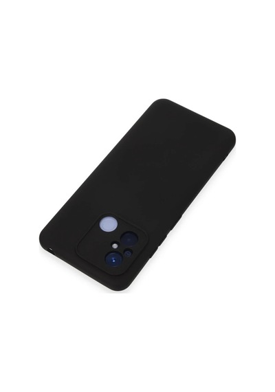 Mmb-trade Redmi 12c Kılıf Nano İçi Kadife Silikon - Siyah Mmbz