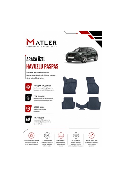 Cupra Formentor 2021 Model 4d Ekstra Havuzlu Paspas