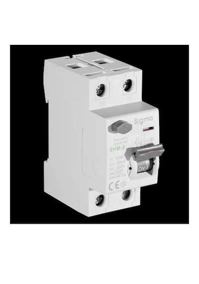 Shm2100030-shm 2p 30ma 100A 6kA Kaçak Akım Koruma Şalteri Kaçak Akım Rölesi