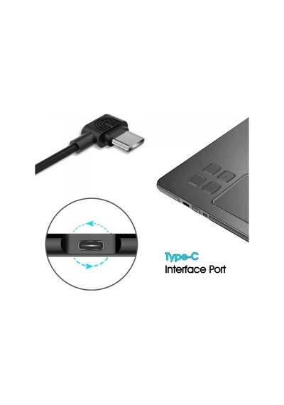 Veikk A50/a15/a15pro,vk1060/vk1060pro Grafik Tablet Uyumlu Usb To Type-c Kablo