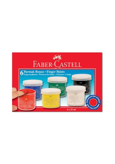 Faber-castell Parmak Boyası 6 Renk 160402 12