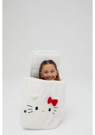 Hello Kitty Kız Çocuk Kısa Şortlu Pamuklu Pijama Takımı Renklı