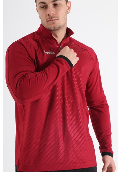 Diadora Elite Antrenman Eşofmanı Tek Üst Bordo