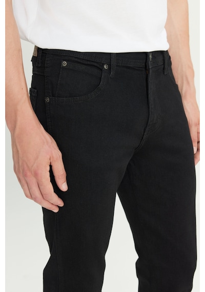 Wrangler Arizona Straight Fit Normal Bel Denim Esnek Jean Kot Pantolon Siyah