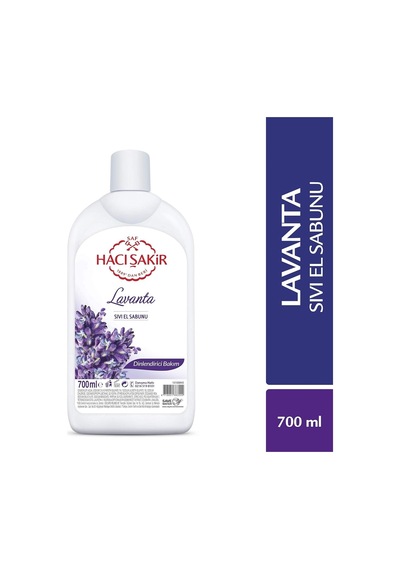 Hacı Şakir Lavanta Dinlendirici Bakım Sıvı El Sabunu 700 Ml