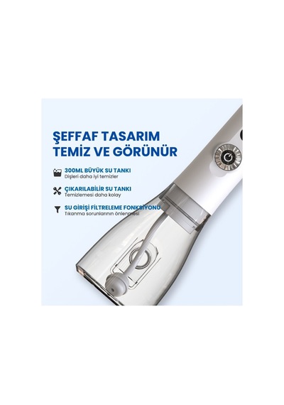Ağız Duş Seti Taşınabilir Şarj Edilebilir - 690854845
