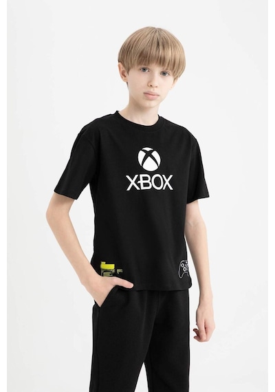DeFacto Erkek Çocuk Xbox Bisiklet Yaka Kısa Kollu Tişört D9562A825SMBK81