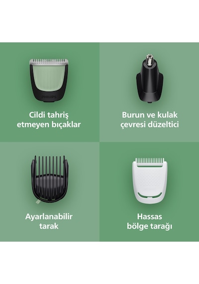 Türk Philips Mg3946/15 9'u 1 Arada All-ın-one 3000 Serisi Erkek B