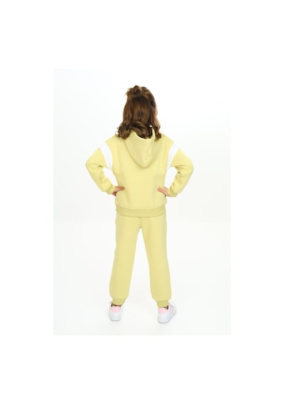 Toontoy Kids Kız Çocuk 2'li Takım Baskılı Kolej Yaka Fermuarlı Cepli Sweatshirt & Beli Paçası Ribanalı Jogger Eşofman Altı - 3 İplik Şardonlu Açık Yeşil Toontoy Kids Kız Çocuk 2'li Takım Baskılı Kolej Yaka Fermuarlı Cepli Sweatshirt & Beli Paçası Ribanalı Jogger Eşofman Altı - 3 İplik Şardonlu Açık Yeşil