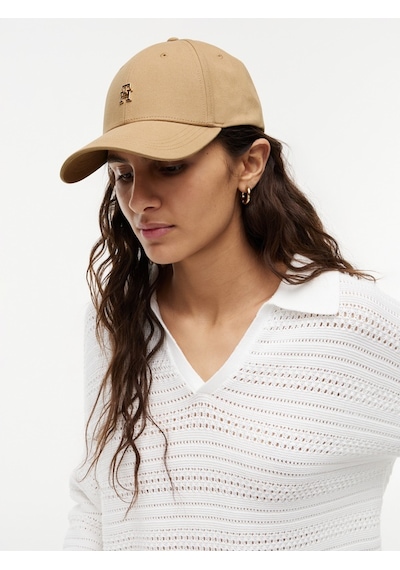 Tommy Hilfiger Th Elevated Chıc Cap Kadın Yeşil Şapka - Aw0aw17631