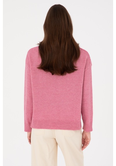 U.s. Polo Assn. Kadın Koyu Pembe Kazak /triko 50309672-vr167