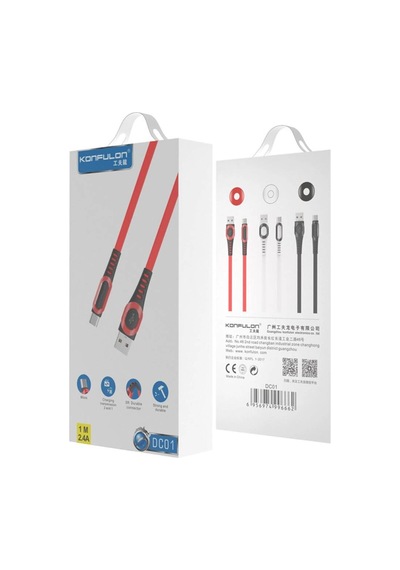 Dc01 Süper Hızlı Micro Usb Kablo 1m 2.4a - Beyaz Evimdeyokyok