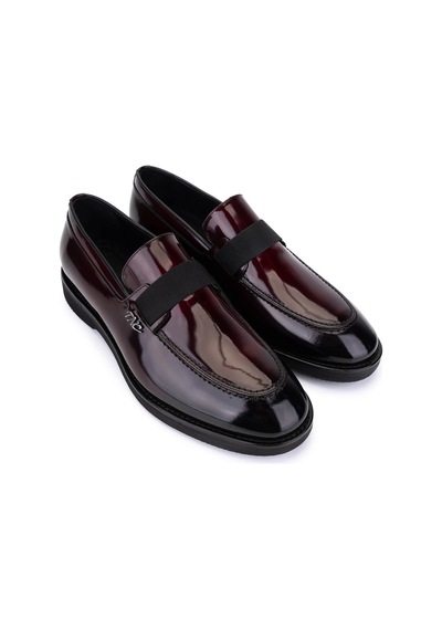 Tamer Tanca Erkek Hakiki Deri Bordo Casual Ayakkabı 987 402 Erk Ayk Sk25-26 Bordo Acma Bordo